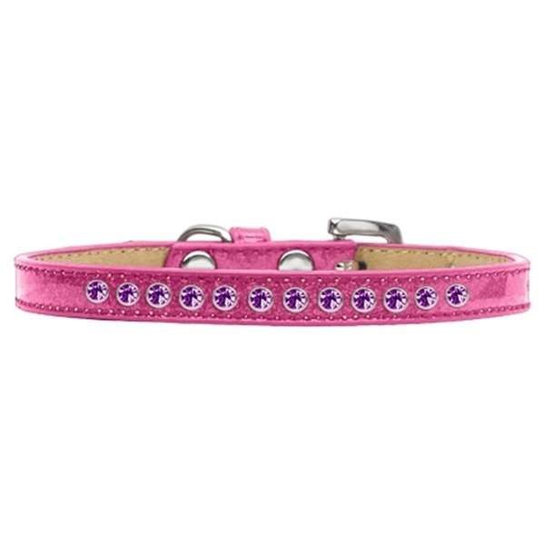 Pet Pal Purple Crystal Puppy Ice Cream CollarPink Size 10 PE816226